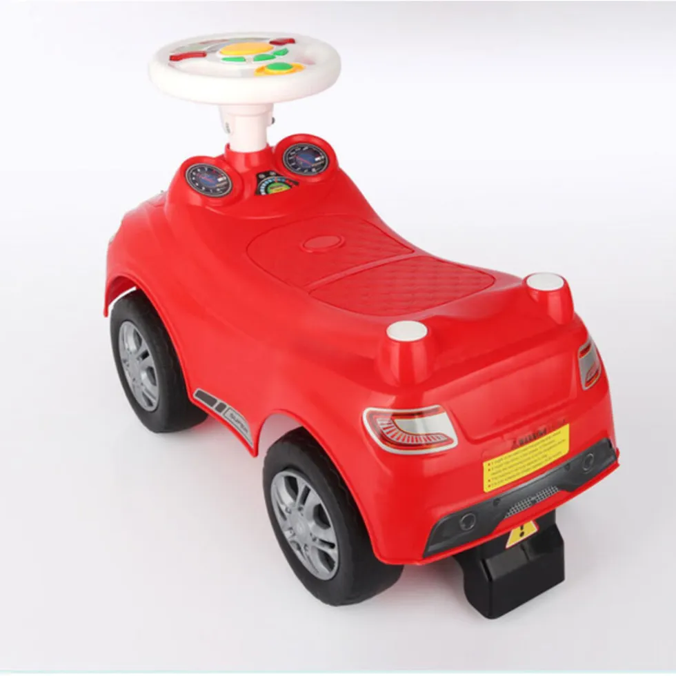 Eco Toys Sports Geel Loopauto met Muziek HC516257