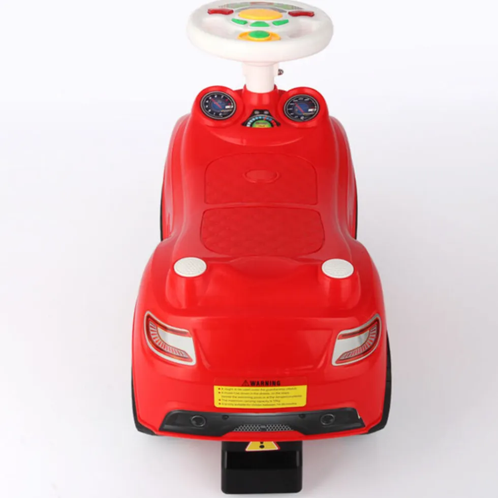 Eco Toys Sports Geel Loopauto met Muziek HC516257