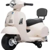 Eco Toys Wit 1,5-3 jaar Elektrische Vespa Scooter