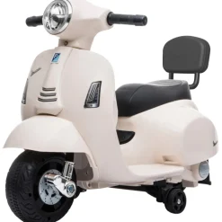 Eco Toys Wit 1,5-3 jaar Elektrische Vespa Scooter