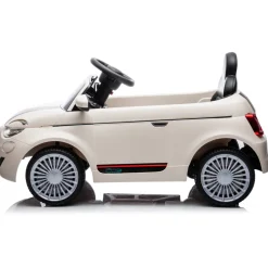 Eco Toys Wit Elektrische Fiat 500 Kinderauto
