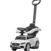 Eco Toys Wit Mercedes Benz Loopauto met Duwstang