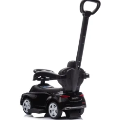 Eco Toys Zwart Mercedes Benz Loopauto met Duwstang