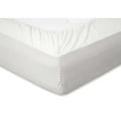 Elegance Hoeslaken Katoen Perkal 35cm Hoekhoogte - wit 180x210/220cm