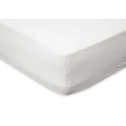 Elegance Hoeslaken Katoen Perkal 35cm Hoekhoogte - wit 180x200cm