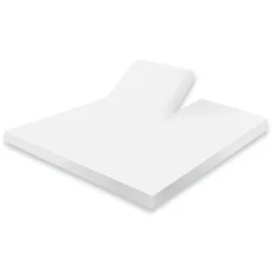 Elegance Splittopper Hoeslaken Jersey Katoen Stretch - wit 180x210/220cm