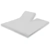 Elegance Splittopper Hoeslaken Perkal Katoen - licht grijs 180x200cm