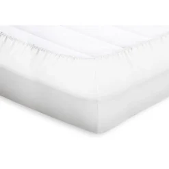 Elegance Topper Hoeslaken Katoen Perkal - wit 140x200cm