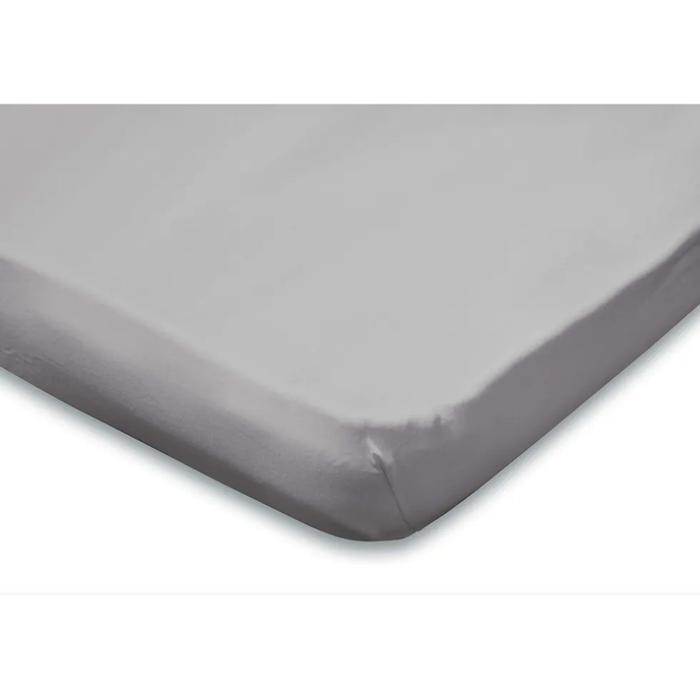 Elegance Topper Hoeslaken Jersey Katoen Stretch - licht grijs 90x210/220 - 100x200cm