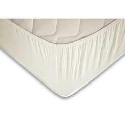 Elegance Topper Hoeslaken Jersey Katoen Stretch - ivoor 160x210/220cm
