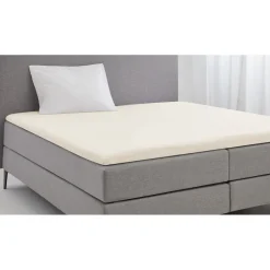 Elegance Topper Hoeslaken Katoen Perkal - ivoor 90x210/220cm