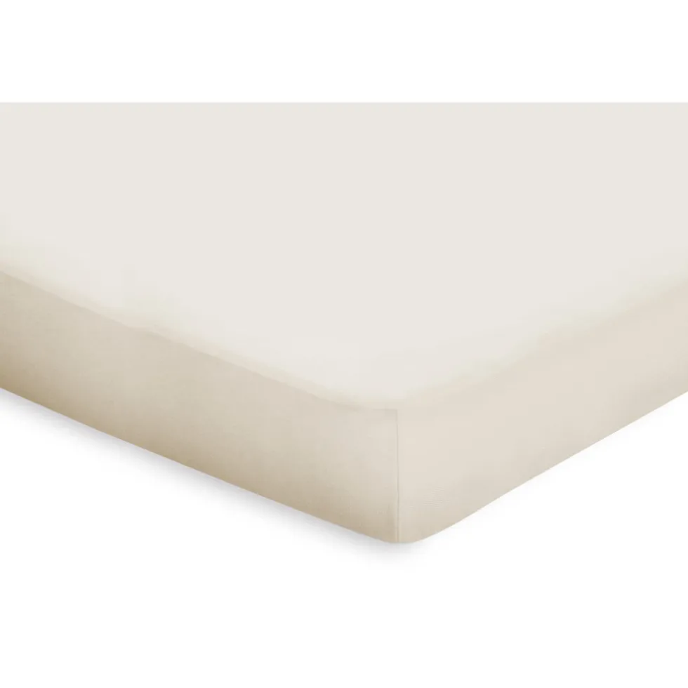 Elegance Topper Hoeslaken Katoen Perkal - ivoor 140x200cm
