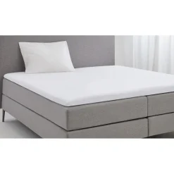 Elegance Topper Hoeslaken Katoen Perkal - wit 180x210/220cm
