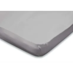Elegance Topper Hoeslaken Jersey Katoen Stretch - licht grijs 160x200cm