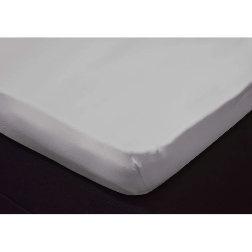 Elegance Topper Hoeslaken Jersey Katoen Stretch - licht grijs 160x200cm