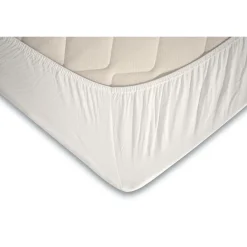 Elegance Topper Hoeslaken Jersey Katoen Stretch - wit 140x210/220cm