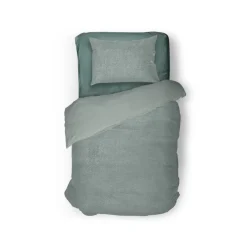 Eleganzzz Dekbedovertrek Teddy Pluche - jade 140x200/220cm