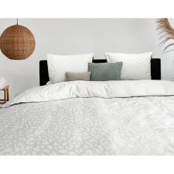 Eleganzzz Dekbedovertrek Micro Mink Leopard - off white 140x200/220cm