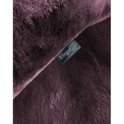 Eleganzzz Dekbedovertrek Flanel Fleece - bordeaux 240x200/220cm