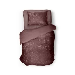 Eleganzzz Dekbedovertrek Crushed Velvet - rose 140x200/220cm