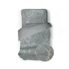 Eleganzzz Dekbedovertrek Marbel Foil Velvet - grey 140x200/220cm
