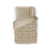 Eleganzzz Dekbedovertrek Bubble Pom Pom Rabbit Fur - sand 140x200/220cm