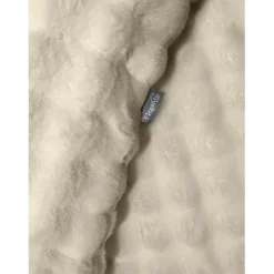 Eleganzzz Dekbedovertrek Bubble Pom Pom Rabbit Fur - sand 140x200/220cm