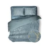 Eleganzzz Dekbedovertrek Marbel Foil Velvet - mineral 200x200/220cm