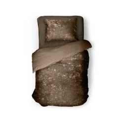 Eleganzzz Dekbedovertrek Crushed Velvet - gold 140x200/220cm