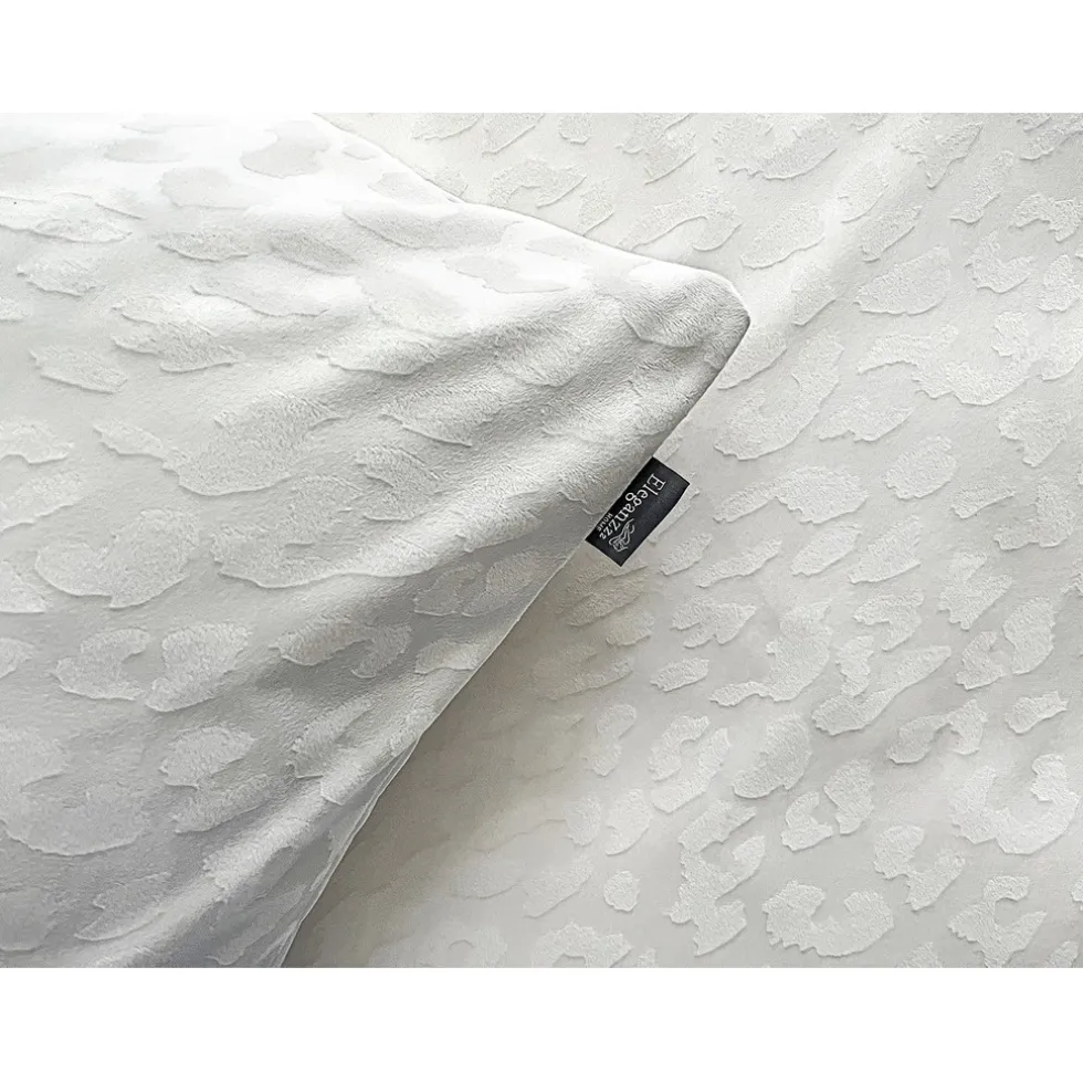 Eleganzzz Dekbedovertrek Micro Mink Leopard - off white 200x200/220cm