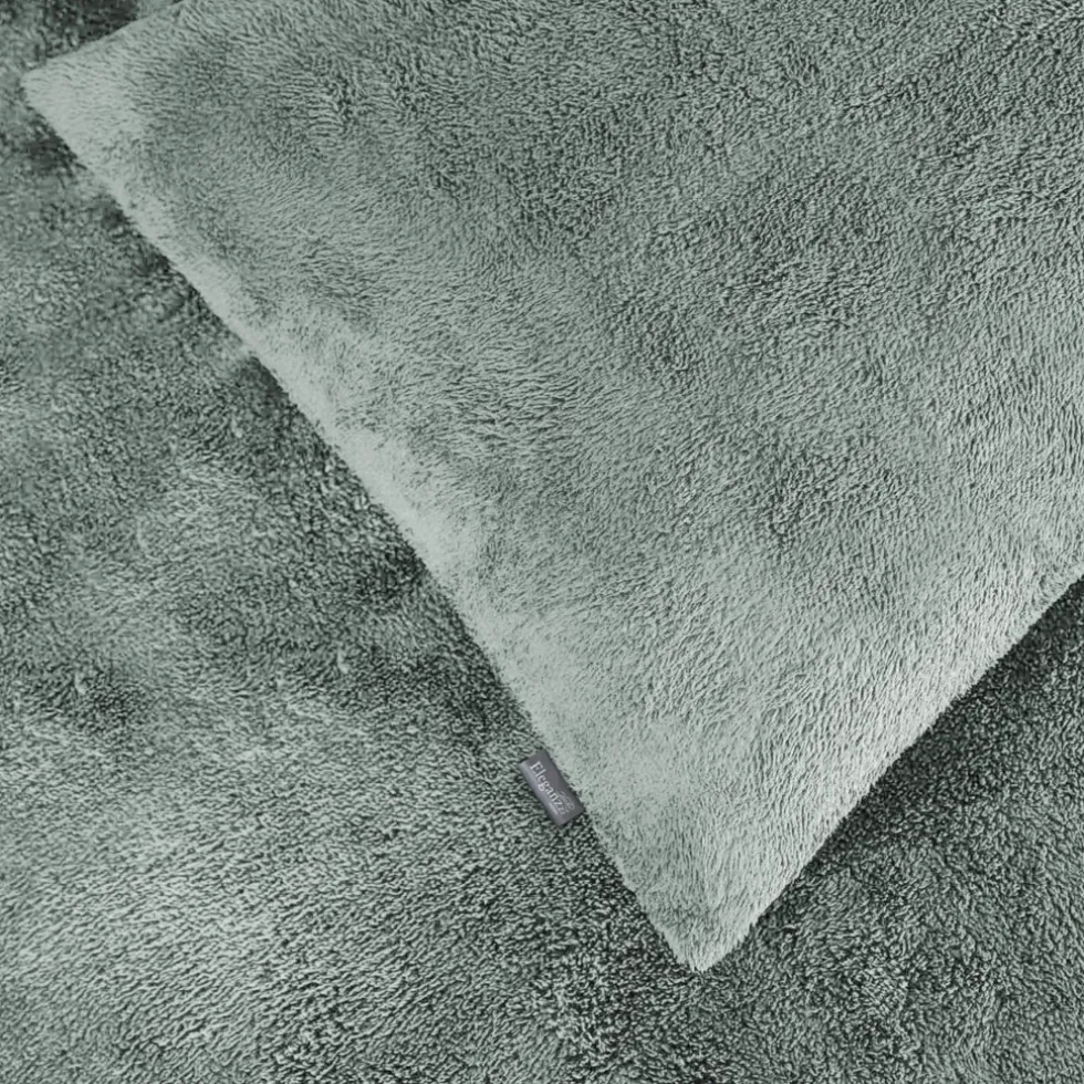Eleganzzz Dekbedovertrek Teddy Pluche - jade 240x200/220cm