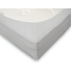 Eleganzzz Hoeslaken Flanel 35cm Hoekhoogte - licht grijs 80x200cm