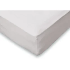 Eleganzzz Hoeslaken Flanel 35cm Hoekhoogte - licht grijs 160x200cm
