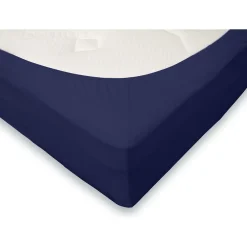 Eleganzzz Hoeslaken Flanel 35cm Hoekhoogte - blauw 180x210/220cm