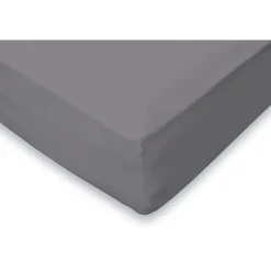 Eleganzzz Hoeslaken Flanel 35cm Hoekhoogte - antraciet 90x200cm