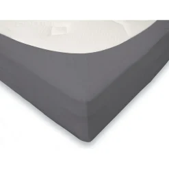 Eleganzzz Hoeslaken Flanel 35cm Hoekhoogte - antraciet 90x200cm