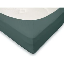 Eleganzzz Hoeslaken Flanel 35cm Hoekhoogte - groen 80x200cm