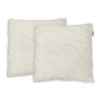 Eleganzzz Jacquard Rabbit Fur Sierkussens Hoofdkussen