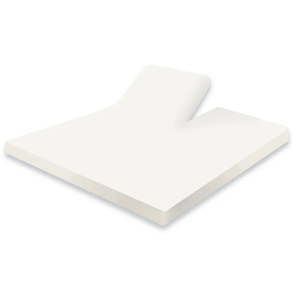 Eleganzzz Splittopper Hoeslaken Jersey Katoen Stretch - ivoor 160x200cm