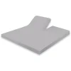 Eleganzzz Splittopper Hoeslaken Jersey Katoen Stretch - licht grijs 160x200cm