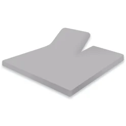 Eleganzzz Splittopper Hoeslaken Jersey Katoen Stretch - licht grijs 160x200cm