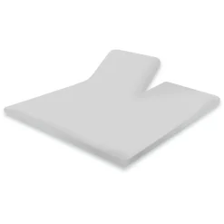 Eleganzzz Splittopper Hoeslaken Perkal Katoen - licht grijs 160x200cm
