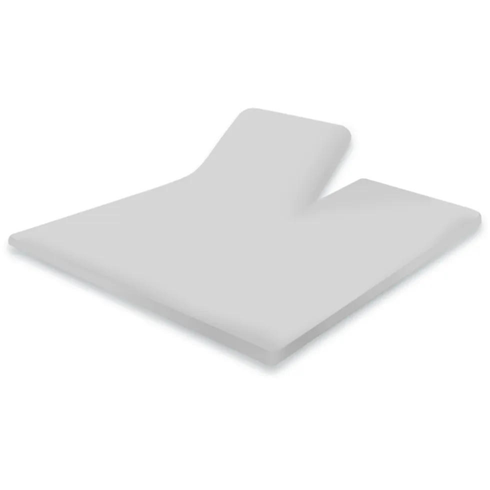 Eleganzzz Splittopper Hoeslaken Perkal Katoen - licht grijs 160x200cm
