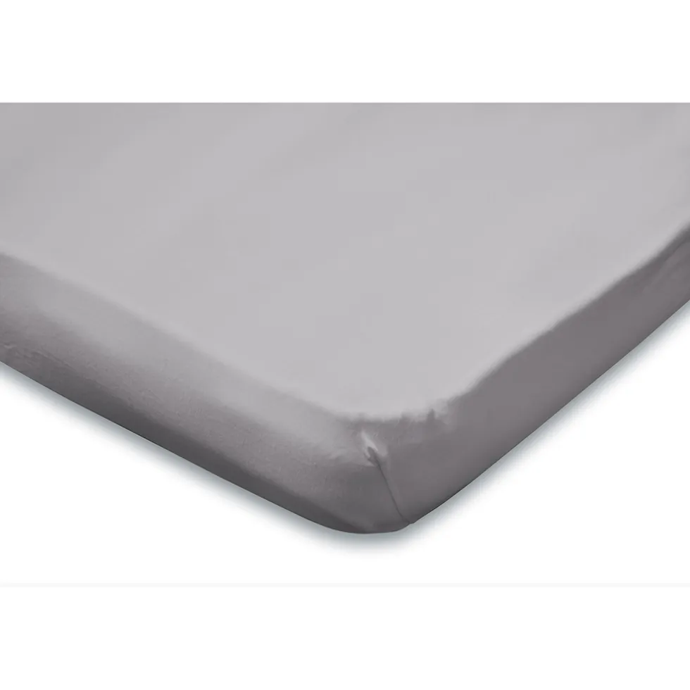 Eleganzzz Topper Hoeslaken Jersey Katoen Stretch - licht grijs 80/90x190/200cm