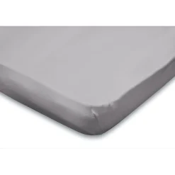 Eleganzzz Topper Hoeslaken Jersey Katoen Stretch - licht grijs 90x210/220 - 100x200