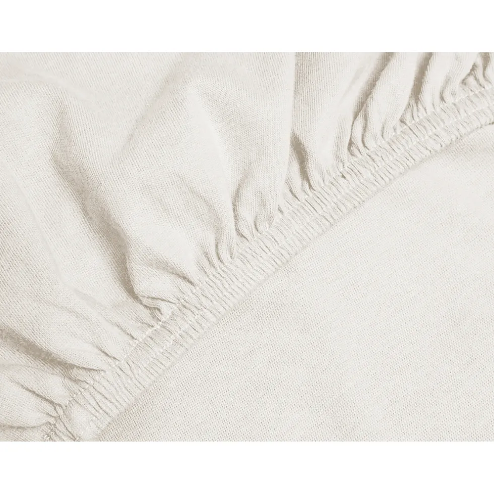 Eleganzzz Topper Hoeslaken Jersey Katoen Stretch - ivoor 140x210/220cm - 160x200cm