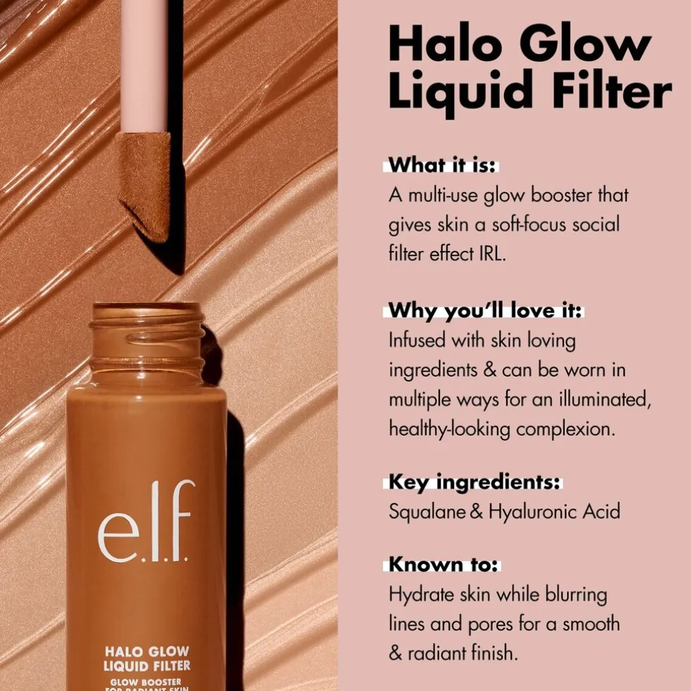 e.l.f. Halo Glow 6.5 Deep Liquid Filter