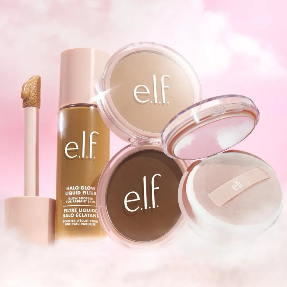 e.l.f. Halo Glow Powder Filter Fair Neutral Cool Pressed Powder