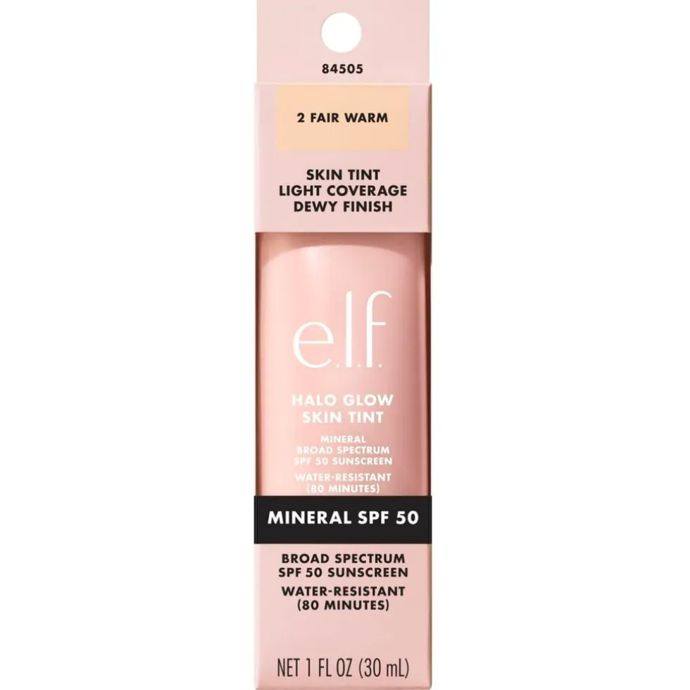 e.l.f. Halo Glow SPF50 2 Fair Warm Skin Tint