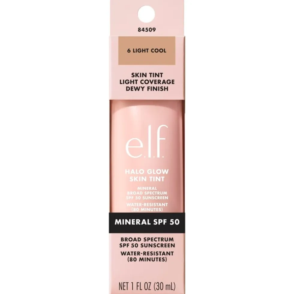 e.l.f. Halo Glow SPF50 6 Light Cool Skin Tint